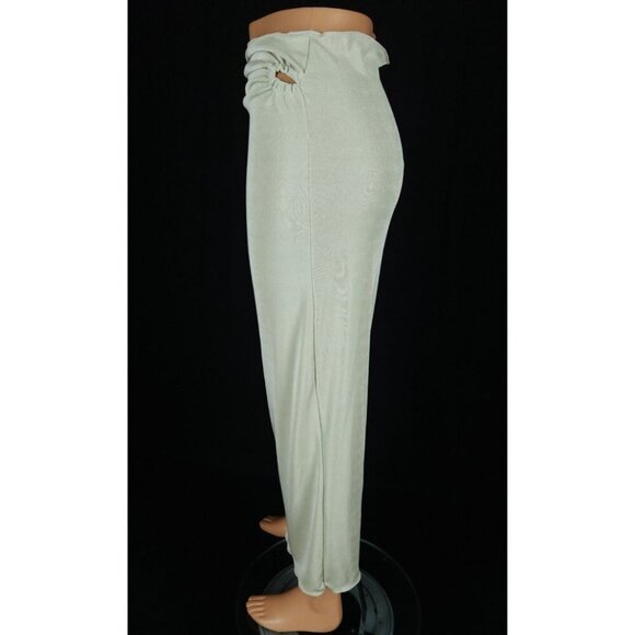 Tyrell Stretch Jersey Maxi Skirt Size XL Green SSENSE Exclusive $150 - Picture 5 of 10